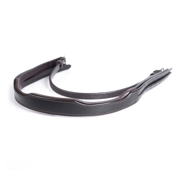 Double Anatomical Gel Padded with Cut Back Ears 4/8 Crownpiece - Havana