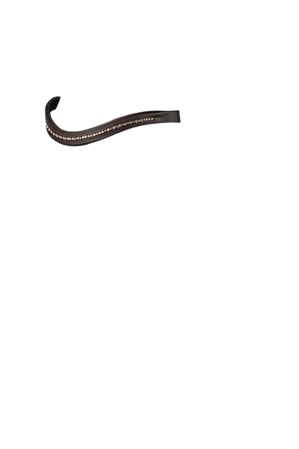 Clear Crystal Mini Clincher Wave - Havana Gel Browband