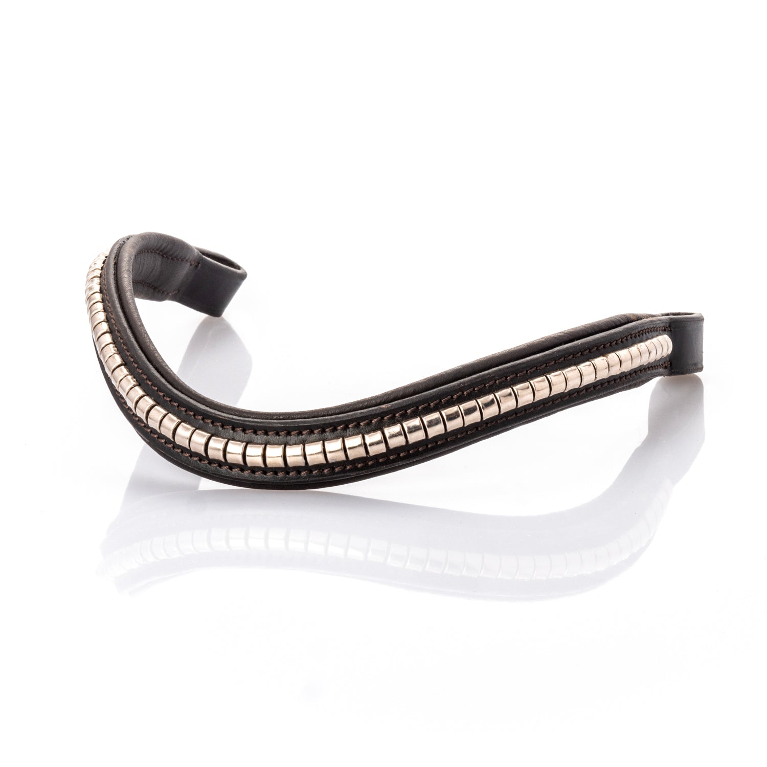 S/s Clincher Wave Gel Browband - Havana