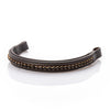 Straight Black Crystal  - Havana Browband