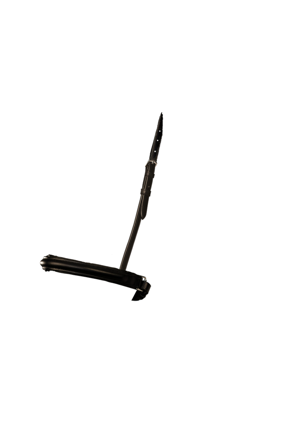 Straight Raised Plain Converter Crank - Havana Gel Noseband