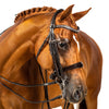 Clear Crystal Mid Wave Gel Browband - Havana