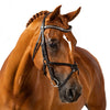Clear Crystal Mid Wave Gel Browband - Havana