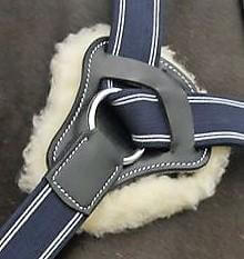 Breastplate Sheepskin Pads - Flexible Fit Equestrian LLC