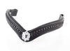 Plaited with Shields V Gel Browband - Black