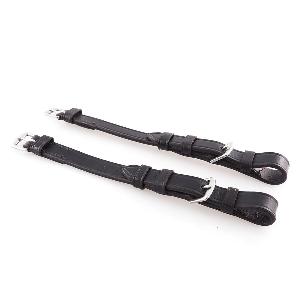 AR BUCKLE 5/8 WIDE CHEEKPIECES - HAVANA - Flexible Fit Equestrian LLC