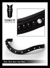 MYSTIC BLACK PEARL MID THIN WAVE - BLACK BROWBAND - Flexible Fit Equestrian LLC