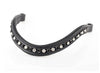 BLACK & CLEAR MID THIN WAVE - BLACK BROWBAND - Flexible Fit Equestrian LLC