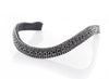 BLACK CRYSTAL PRINCESS WAVE - BLACK BROWBAND - Flexible Fit Equestrian LLC