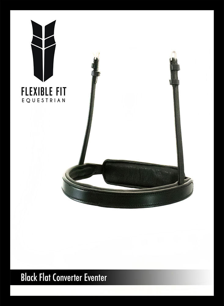 Vegetable-tanned English leather cavesson for double bridle