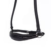 Raised Patent Drop - Black Gel Noseband
