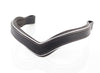 PLAIN V SILVER PIPE FLAT - HAVANA BROWBAND - Flexible Fit Equestrian LLC