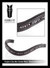 PURPLE AND LILAC MINI CLINCHER WAVE HAVANA BROWBAND - Flexible Fit Equestrian LLC