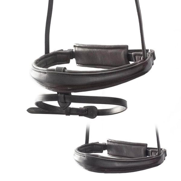ANATOMICAL RAISED PATENT CONVERTER CRANK - HAVANA NOSEBAND - Flexible Fit Equestrian LLC