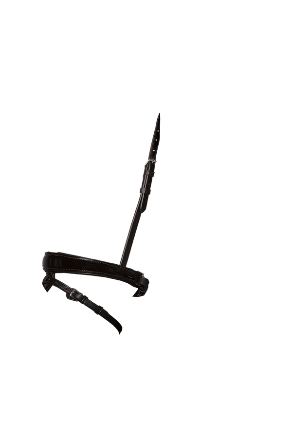 ANATOMICAL RAISED PATENT CONVERTER CRANK - HAVANA NOSEBAND - Flexible Fit Equestrian LLC
