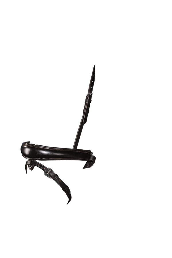 ANATOMICAL RAISED PLAIN CONVERTER CRANK - HAVANA NOSEBAND - Flexible Fit Equestrian LLC