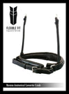 ANATOMICAL RAISED PLAIN CONVERTER CRANK - HAVANA NOSEBAND - Flexible Fit Equestrian LLC