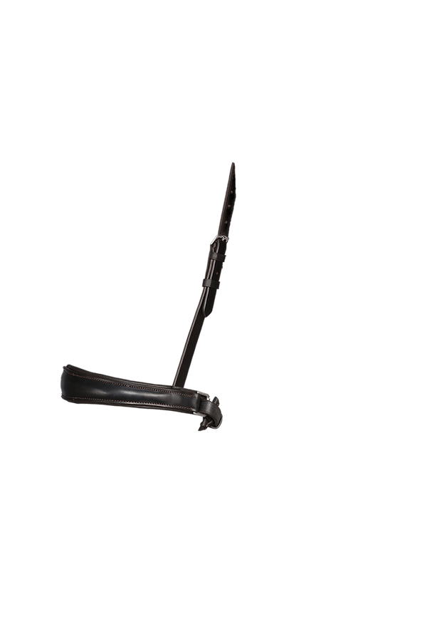 Anatomical Raised Plain Converter Crank - Havana Gel Noseband