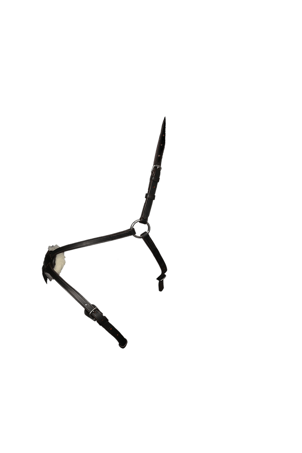 FIGURE 8 WITH SHEEPSKIN- HAVANA NOSEBAND - Flexible Fit Equestrian LLC