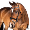 Black and Clear Mid Wave Gel Browband - Black